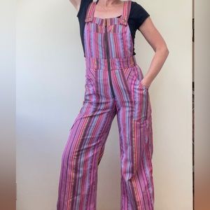 Om Gaia Tree Overalls Small Limited Edition